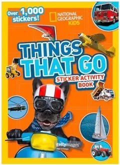 Coperta cărții Things That Go Sticker Activity Book, Michaela Weglinski