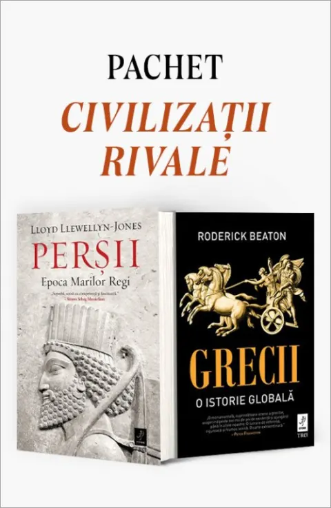 Coperta cărții Pachet Civilizații rivale. Grecii/Perșii - Roderick Beaton