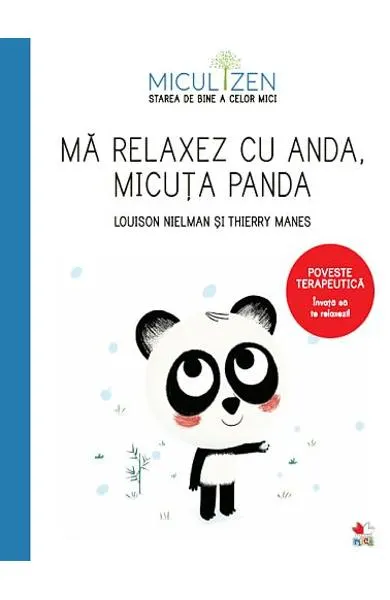 Coperta cărții Ma relaxez cu Anda, micuta panda
