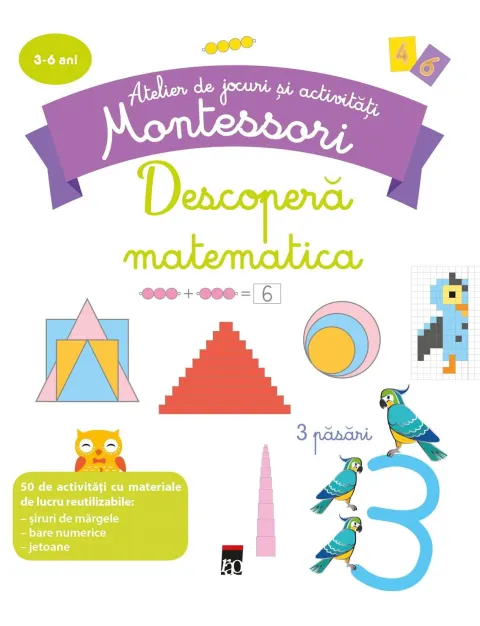 Coperta cărții Montessori. Descopera matematica