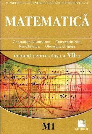 Coperta cărții Matematica M1 (manual pentru clasa a XII-a)