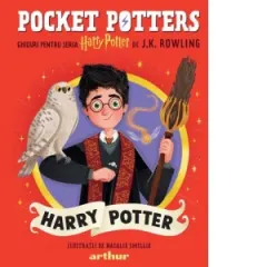 Coperta cărții Pocket Potters. Ghiduri pentru Seria Harry Potter de J.K. Rowling. Harry Potter