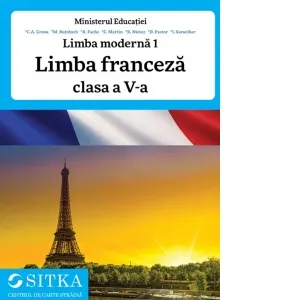 Coperta cărții Limba moderna 1. Limba franceza. Clasa a V-a