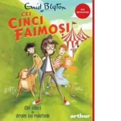 Coperta cărții Cei cinci faimosi #5. Cei cinci la drum cu rulotele. Editie paperback