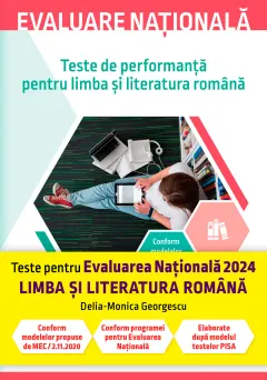 Coperta cărții Evaluare națională 2024. Teste de performanță pentru limba și literatura română