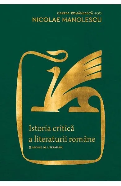 Coperta cărții Istoria critica a literaturii romane