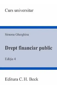 Coperta cărții Drept financiar public Ed.4
