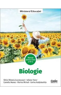 Coperta cărții Biologie - Clasa 7- Manual - Silvia Olteanu, Iuliana Tanur, Camelia Manea, Florina Miricel, Corina Kodjabashija