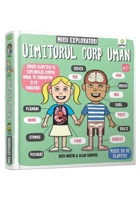 Coperta cărții Uimitorul corp uman - Micii exploratori