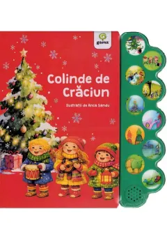 Coperta cărții Colinde de Craciun. Carte cu sunete