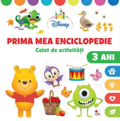 Coperta cărții Disney. Prima mea enciclopedie. Caiet de activități 3 ani