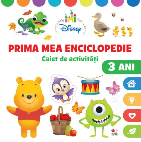 Coperta cărții Disney. Prima mea enciclopedie. Caiet de activități 3 ani