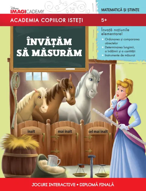 Coperta cărții Academia copiilor isteți. Învățăm să măsurăm