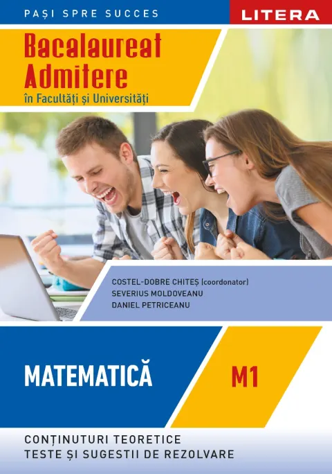Coperta cărții Bacalaureat. Matematica. M1. Admitere in facultati si universitati. Clasa a XII-a