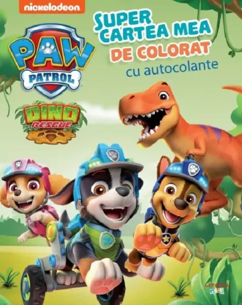 Coperta cărții Patrula Catelusilor. Supercartea mea de colorat, cu autocolante