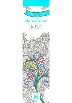 Coperta cărții Semne de carte de colorat. Frunze