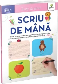 Coperta cărții Invat sa scriu! Scriu de mana 6-7 ani