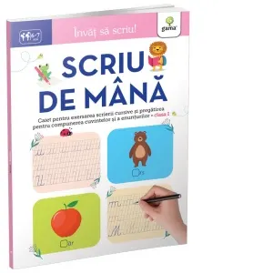 Coperta cărții Invat sa scriu! Scriu de mana 6-7 ani