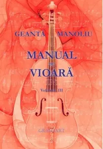 Coperta cărții Manual de vioara Vol.3