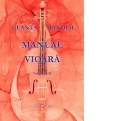 Coperta cărții Manual de vioara Vol.3