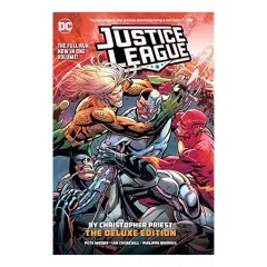 Coperta cărții Justice League by Christopher Priest Deluxe Edition