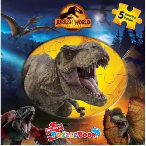 Coperta cărții Phidal - Jurassic World My First Puzzle Book - Jig(...)
