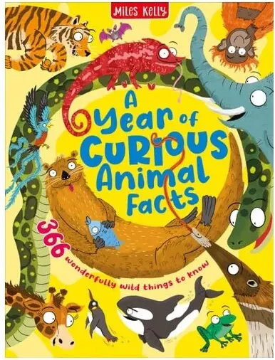 Coperta cărții Yr of Curious Animal Facts Hb