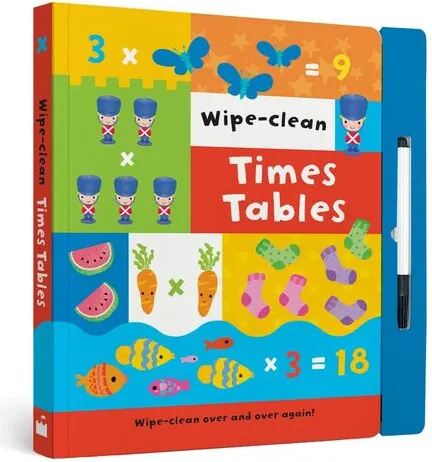 Coperta cărții Wipe-clean - Times Tables