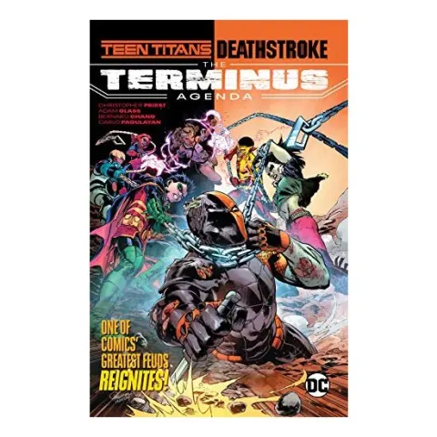 Coperta cărții Teen Titans/Deathstroke, Adam Glass, Christopher Priest
