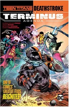 Coperta cărții Teen Titans/Deathstroke, Adam Glass, Christopher Priest