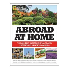 Coperta cărții Abroad at home, National Geographic Society (U.S.)