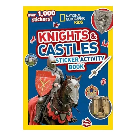 Coperta cărții Knights and Castles Sticker Activity Book, National Geographic