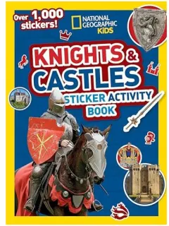 Coperta cărții Knights and Castles Sticker Activity Book, National Geographic