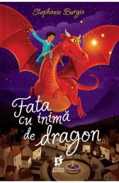Coperta cărții Fata cu inima de dragon