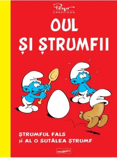 Coperta cărții Oul și ștrumfii