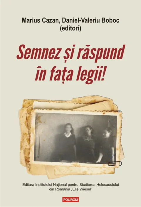 Coperta cărții Semnez și răspund în fața legii!