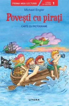 Coperta cărții Povesti cu pirati. Carte cu pictograme. Citesc cu ajutor (nivelul 1)