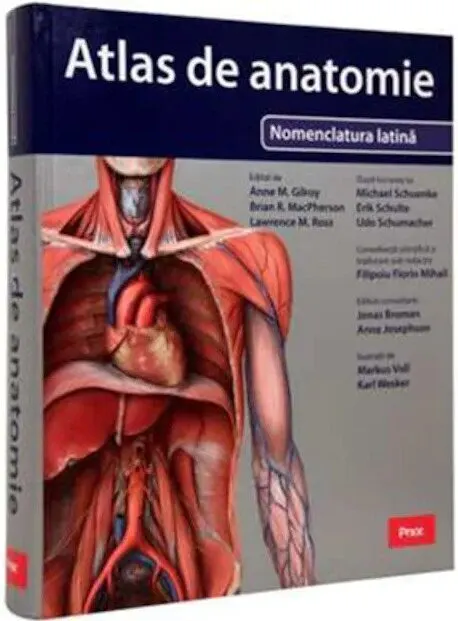 Coperta cărții Atlas de anatomie. Nomenclatura latina