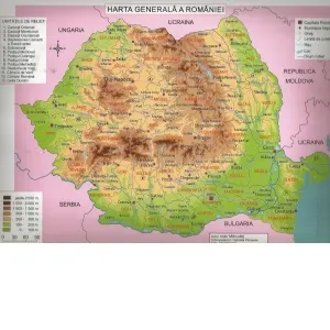 Coperta cărții Plansa Harta generala a Romaniei