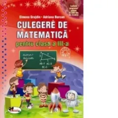 Coperta cărții Culegere de matematica pentru clasa a III-a