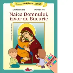 Coperta cărții Maica Domnului, izvor de Bucurie. Carte de colorat