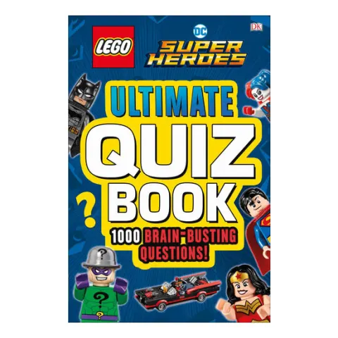 Coperta cărții LEGO DC Comics Super Heroes Ultimate Quiz Book