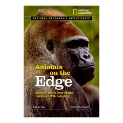 Coperta cărții Animals on the edge: science races to save species threatened with extinction