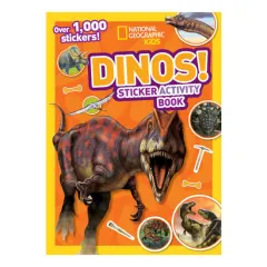 Coperta cărții National Geographic Kids Dinos Sticker Activity Book Over 1,000 Stickers!