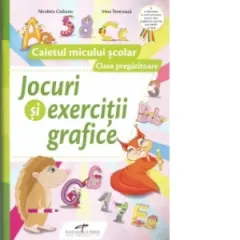 Coperta cărții Jocuri si exercitii grafice. Caietul micului scolar. Clasa pregatitoare