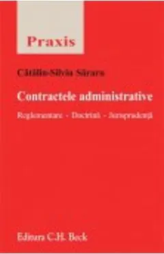 Coperta cărții Contractele administrative - Catalin-Silviu Sararu