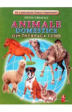Coperta cărții Animale domestice din intreaga lume - Cartonase