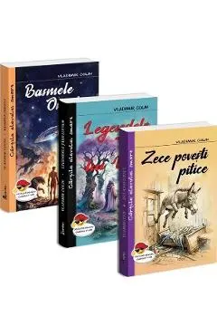 Coperta cărții Pachet 3 carti: Zece povesti pitice + Legendele Tarii lui Vam + Basmele Omului