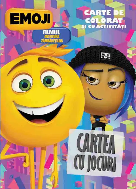 Coperta cărții Emoji - Cartea cu jocuri |