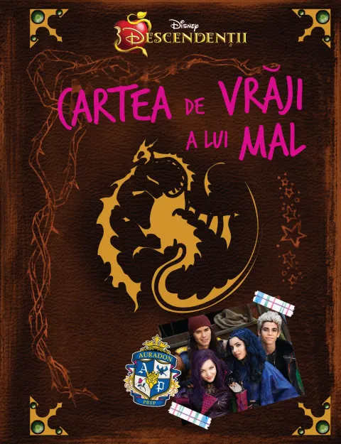 Coperta cărții Cartea de vrăji a lui Mal. Descendenții